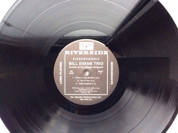 The Bill Evans Trio - Sunday At The Village Vanguard (Vinyl, LP, Album, Limited Edition, Reissue, Stereo) Near Mint (NM or M-) / Very Good Plus (VG+)