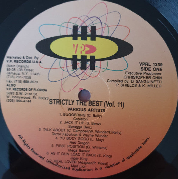 Various - Strictly The Best 11 (Vinyl, LP, Compilation) Very Good (VG) / Very Good Plus (VG+)