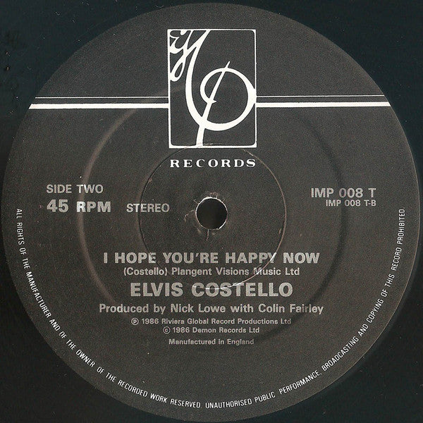 Elvis Costello & The Attractions - I Want You (Vinyl, 12", 45 RPM, ...