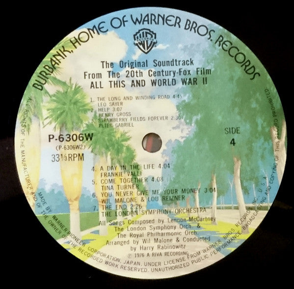 Various - All This And World War II (2xVinyl, LP, Album, Compilation) Very Good Plus (VG+) / Very Good Plus (VG+)