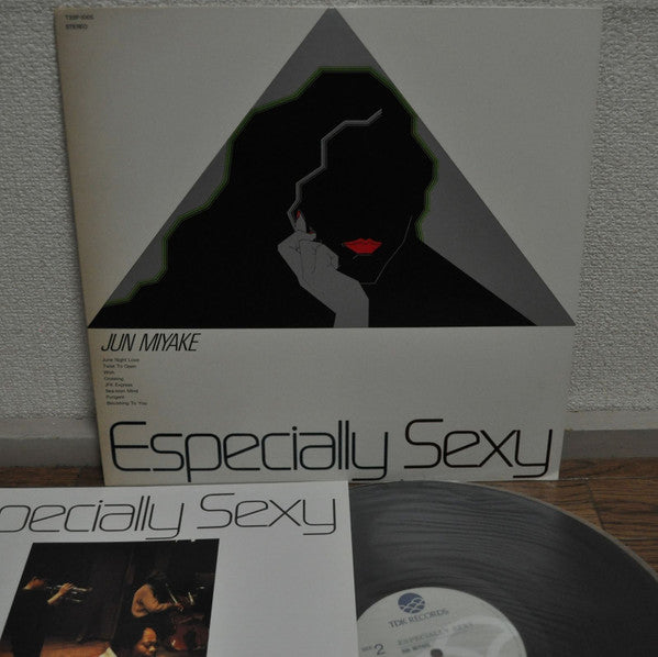 Jun Miyake - Especially Sexy (Vinyl, LP, Album, Stereo) Very Good Plus (VG+) / Very Good (VG)