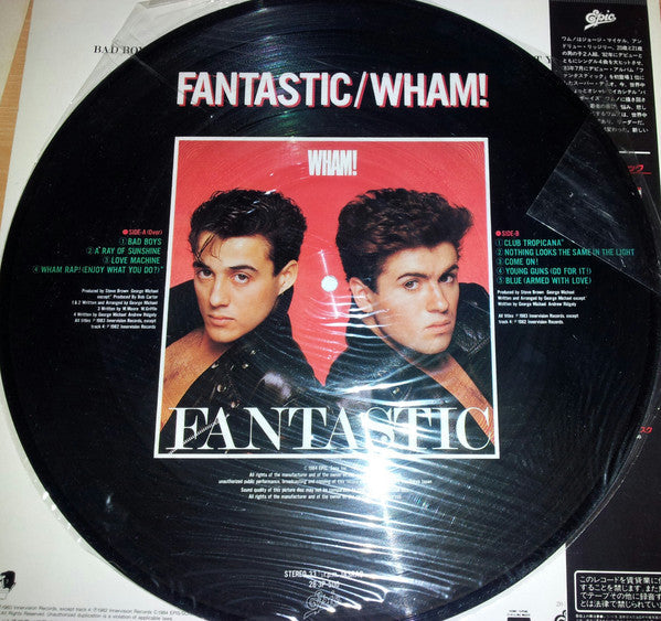 Wham! - Fantastic (Vinyl, LP, Album, Picture Disc, Reissue) Very Good (VG) / Very Good (VG)
