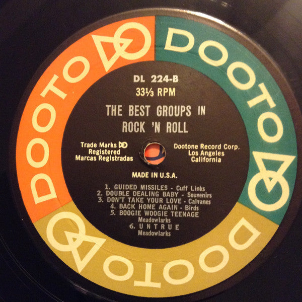 Various - The Best Vocal Groups In Rock 'N' Roll (Vinyl, LP, Compilation, Reissue) Good Plus (G+) / Very Good (VG)