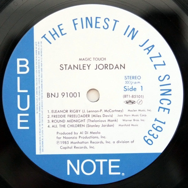 Stanley Jordan - Magic Touch (Vinyl, LP, Album, Stereo)