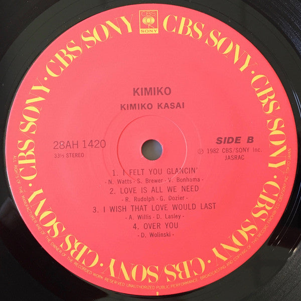 Kimiko Kasai - Kimiko (Vinyl, LP, Album, Stereo)