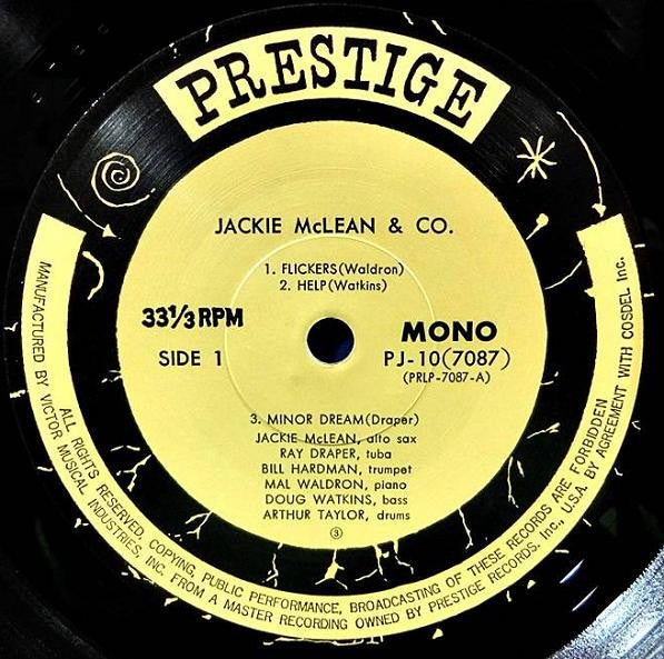 Jackie McLean - Jackie McLean & Co. (Vinyl, LP, Album, Reissue, Mono)
