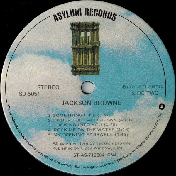 Jackson Browne - Jackson Browne (Vinyl, LP, Album, Reissue) Very Good (VG) / Very Good Plus (VG+)