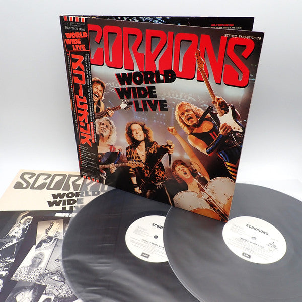 Scorpions - World Wide Live (2xVinyl, LP, Album, Promo) Near Mint (NM or M-) / Good Plus (G+)
