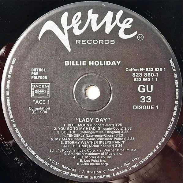 Billie Holiday - Lady Day (3xVinyl, Box Set, LP, Compilation) Good Plus (G+) / Good Plus (G+)