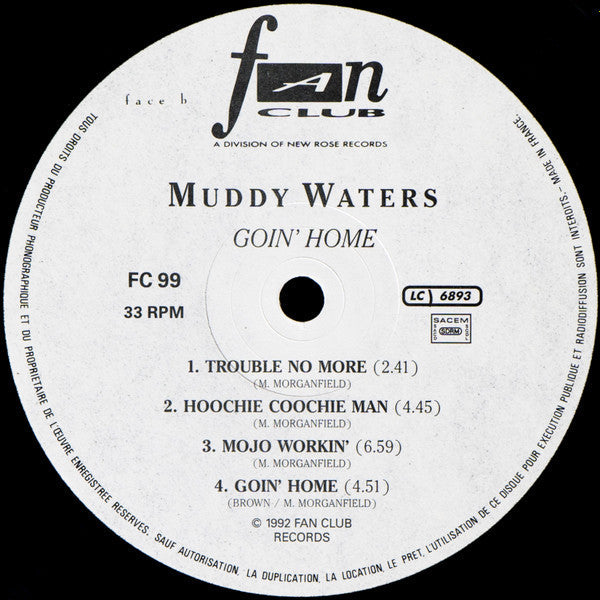 Muddy Waters - Goin' Home (Live In Paris 1970) (Vinyl, LP, Album) Very Good (VG) / Very Good (VG)