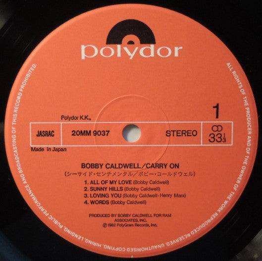 Bobby Caldwell - Carry On (Vinyl, LP, Album)