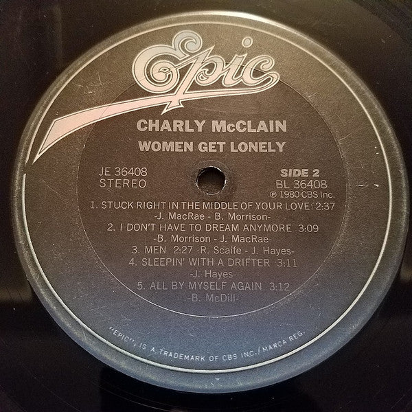 Charly McClain - Women Get Lonely (Vinyl, LP, Album) Very Good (VG) / Very Good (VG)
