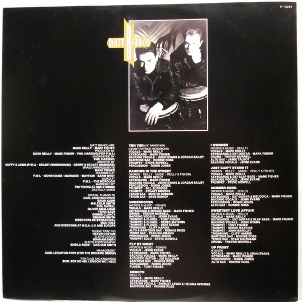 Matt Bianco - Matt Bianco (Vinyl, LP, Album) Very Good Plus (VG+) / Very Good Plus (VG+)