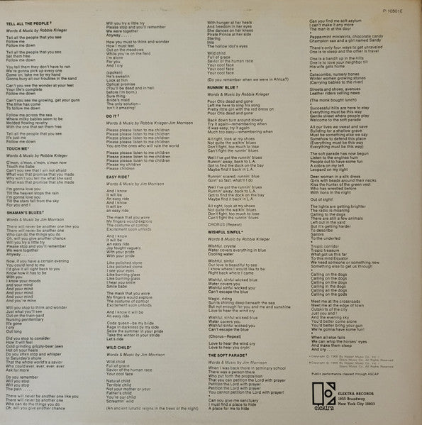 The Doors - The Soft Parade (Vinyl, LP, Album, Reissue) Very Good Plus (VG+) / Very Good Plus (VG+)