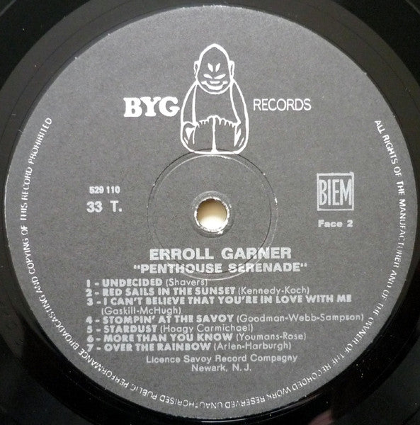 Erroll Garner - Penthouse Serenade (Vinyl, LP, Album, Reissue) Very Good (VG) / Very Good (VG)
