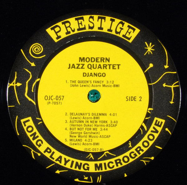 The Modern Jazz Quartet - Django (Vinyl, LP, Album, Reissue) Very Good (VG) / Very Good (VG)