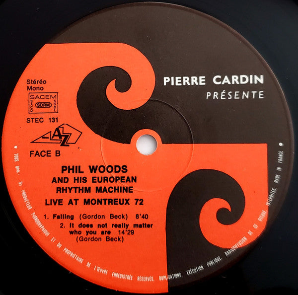 Phil Woods And His European Rhythm Machine - Live At Montreux 72 (Vinyl, LP, Album) Near Mint (NM or M-) / Very Good Plus (VG+)