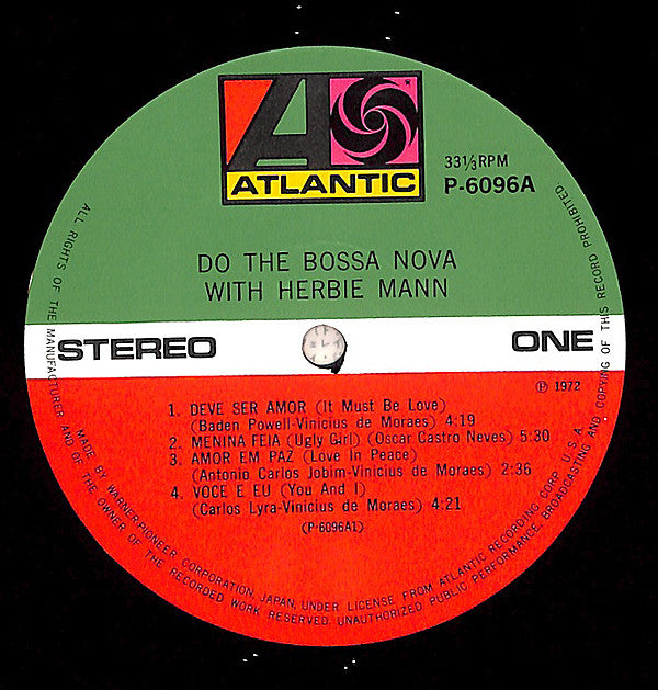 Herbie Mann - Do The Bossa Nova (Vinyl, LP, Album, Reissue, Stereo)