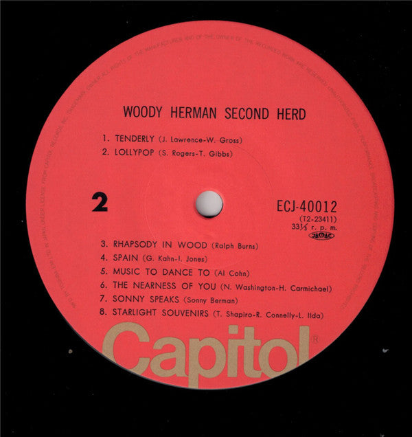 Woody Herman - Second Herd (Vinyl, LP, Album, Compilation, Mono)