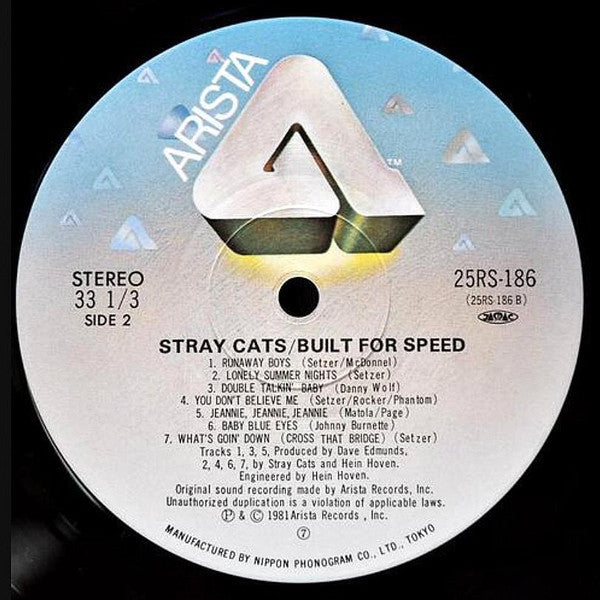 Stray Cats - Built For Speed (Vinyl, LP, Album, Compilation, Stereo) Very Good (VG) / Very Good (VG)
