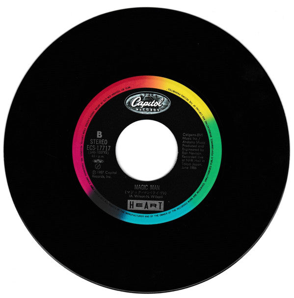 Heart - Who Will You Run To (Vinyl, 7", 45 RPM, Single) Very Good Plus (VG+) / Very Good (VG)
