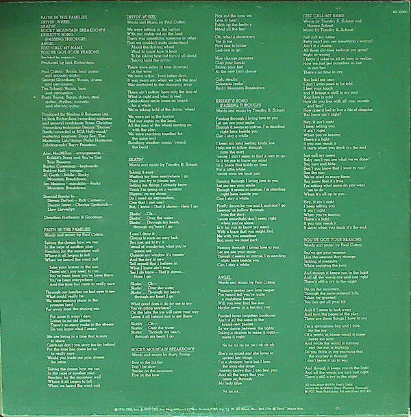 Poco (3) - Poco Seven (Vinyl, LP, Album) Very Good (VG) / Very Good (VG)