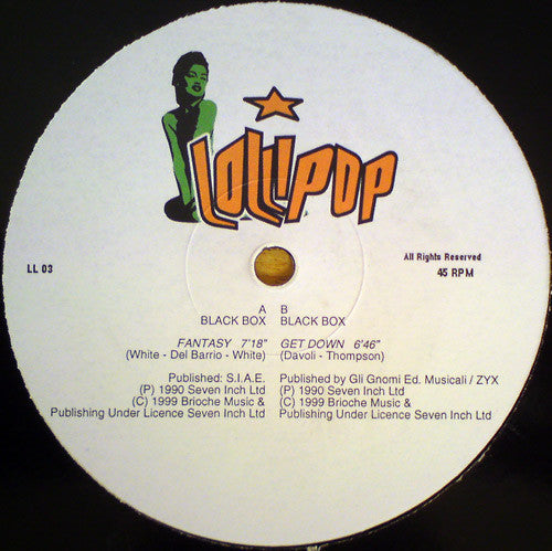 Black Box - Fantasy (Vinyl, 12", 45 RPM, Single) Good Plus (G+) / Generic