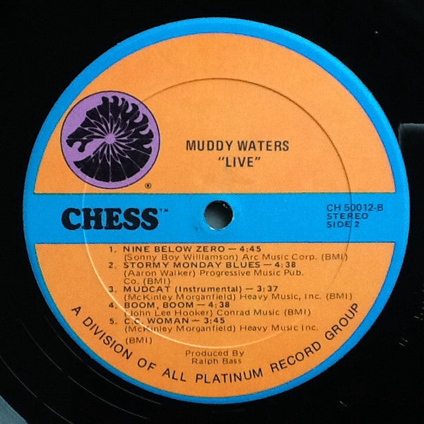 Muddy Waters - Live (Vinyl, LP, Reissue) Very Good Plus (VG+) / Very Good (VG)