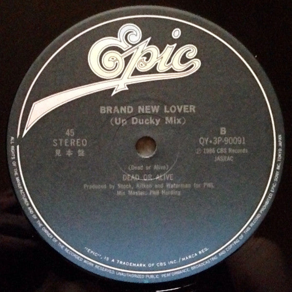 Dead Or Alive - Brand New Lover (Vinyl, 12", 45 RPM, Promo) Very Good Plus (VG+) / Very Good (VG)