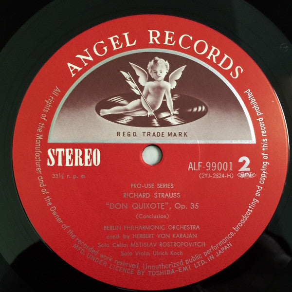 Richard Strauss - Don Quixote (Vinyl, LP, Album, Stereo) Very Good Plus (VG+) / Near Mint (NM or M-)