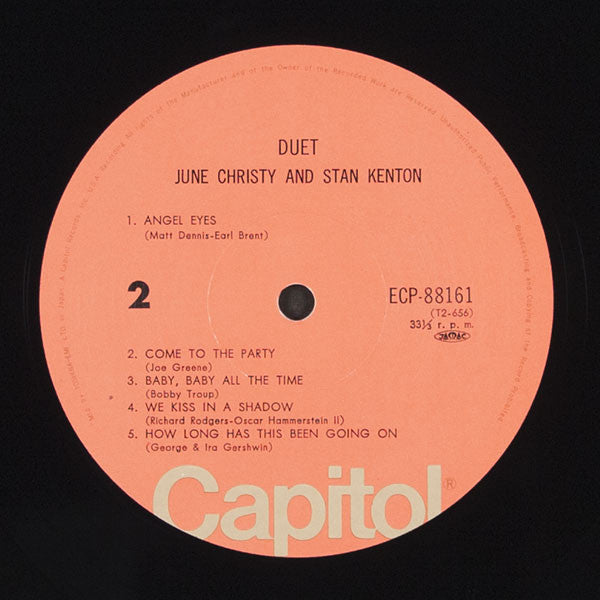 June Christy - Duet (Vinyl, LP, Album) Very Good Plus (VG+) / Good Plus (G+)