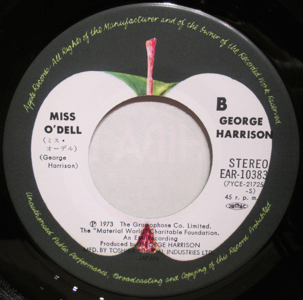 George Harrison - Give Me Love (Give Me Peace On Earth) / Miss O'De...