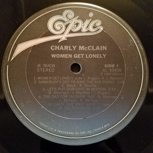 Charly McClain - Women Get Lonely (Vinyl, LP, Album) Very Good (VG) / Very Good (VG)