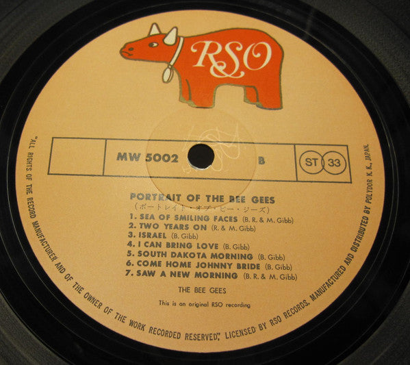 Bee Gees - Portrait Of The Bee Gees (Vinyl, LP, Compilation) Good Plus (G+) / Good Plus (G+)