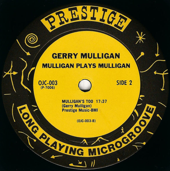Gerry Mulligan - Mulligan Plays Mulligan (Vinyl, LP, Compilation, Reissue, Remastered, Mono) Good Plus (G+) / Very Good (VG)