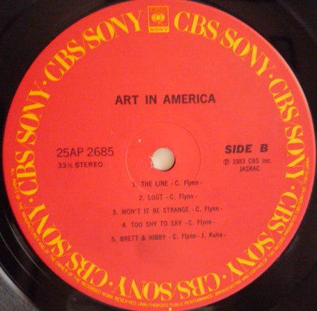 Art In America - Art In America (Vinyl, LP, Album) Very Good Plus (VG+) / Very Good (VG)