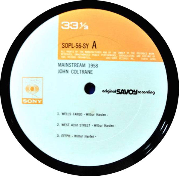 Wilbur Harden - Mainstream 1958 (Vinyl, LP, Album, Reissue, Mono) Very Good (VG) / Very Good Plus (VG+)