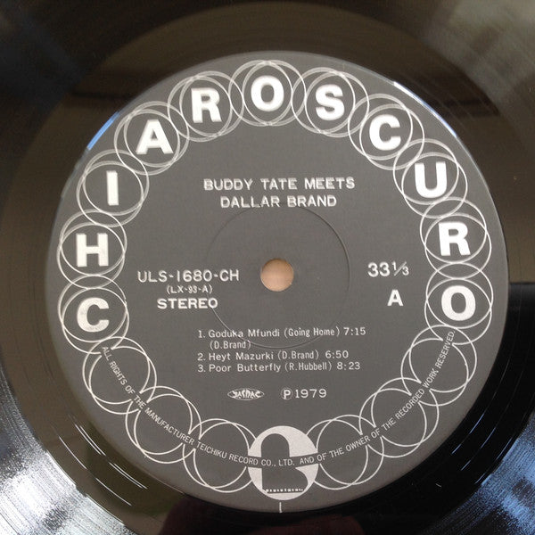 Buddy Tate - Buddy Tate Meets Dollar Brand (Vinyl, LP, Album, Reissue, Stereo) Very Good Plus (VG+) / Very Good Plus (VG+)