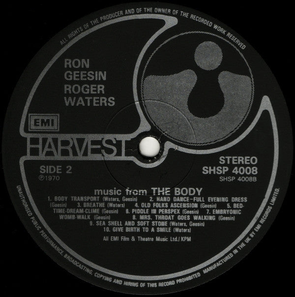 Ron Geesin - Music From The Body (Vinyl, LP, Album, Reissue) Very Good (VG) / Very Good (VG)