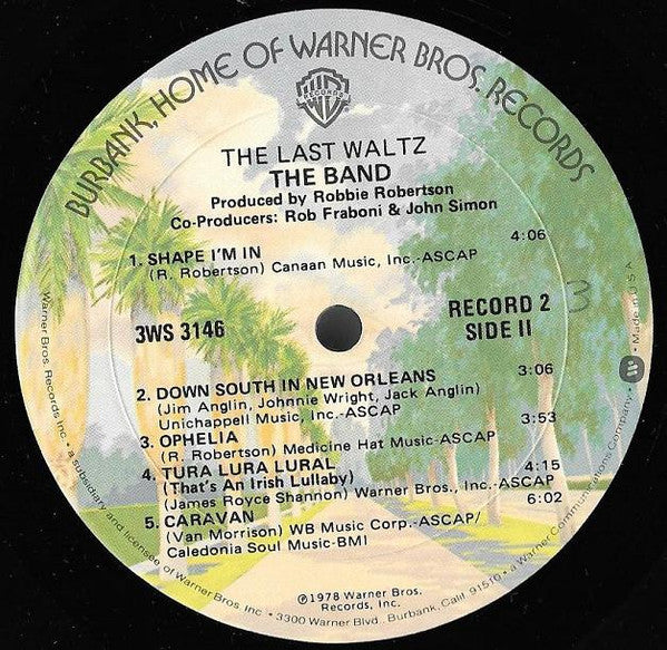 The Band - The Last Waltz (Vinyl, LP, Album, Stereo)