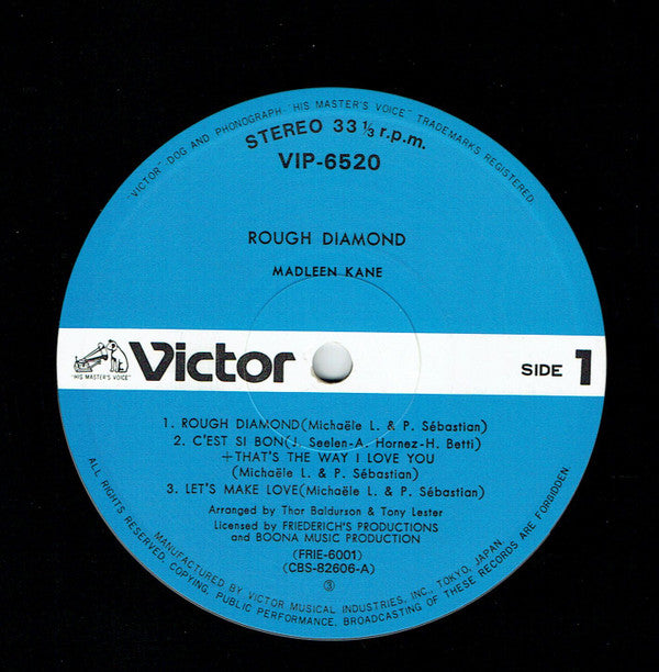 Madleen Kane - Rough Diamond (Vinyl, LP, Album) Very Good (VG) / Very Good (VG)
