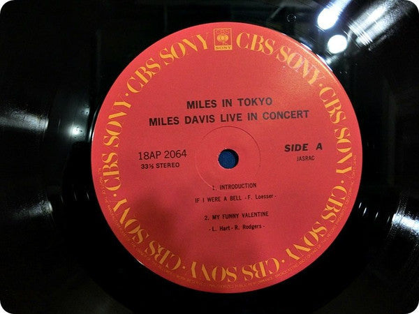 Miles Davis - Miles In Tokyo (Vinyl, LP, Album, Reissue)