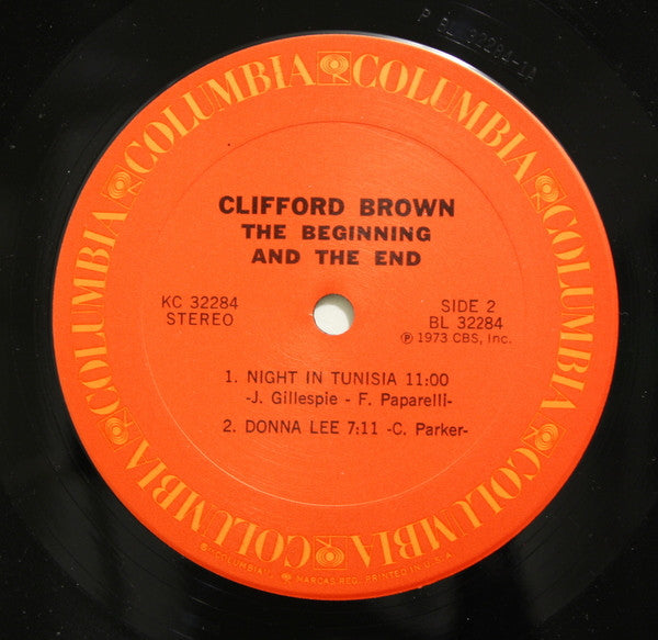 Clifford Brown - The Beginning And The End (Vinyl, LP, Album, Stereo) Good Plus (G+) / Good Plus (G+)