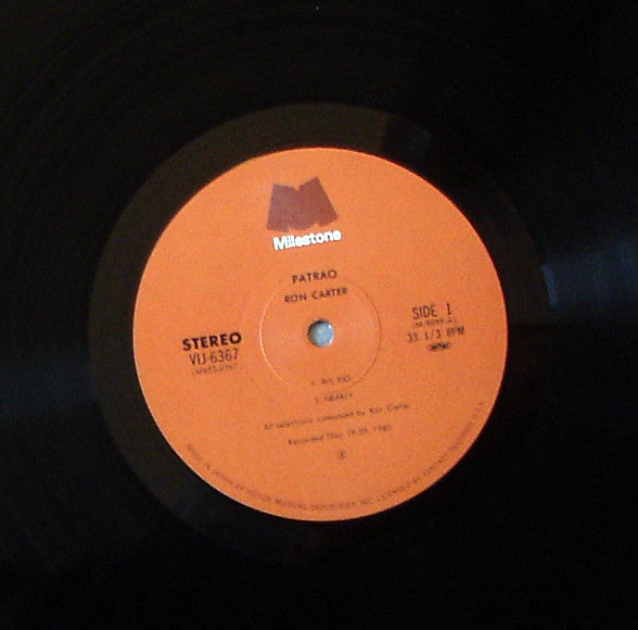 Ron Carter - Patrāo (Vinyl, LP, Album) Very Good (VG) / Good Plus (G+)