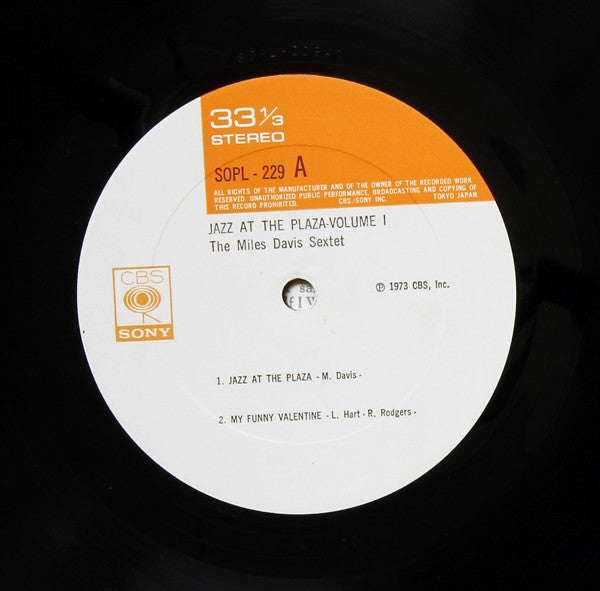 The Miles Davis Sextet - Jazz At The Plaza Vol. 1 (Vinyl, LP, Album...