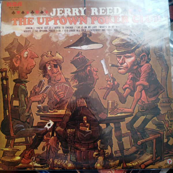 Jerry Reed - The Uptown Poker Club (Vinyl, LP, Album, Promo, Reissue) Very Good (VG) / Good Plus (G+)