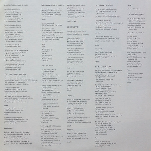 Janet Jackson - Dream Street (Vinyl, LP, Album, Repress, Stereo) Good Plus (G+) / Good Plus (G+)