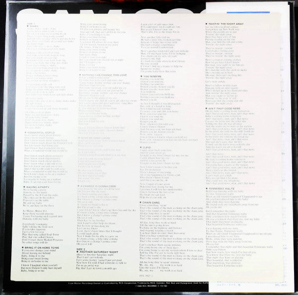 Sam Cooke - Sam Cooke Best (Vinyl, LP, Compilation, Stereo) Very Good Plus (VG+) / Very Good (VG)