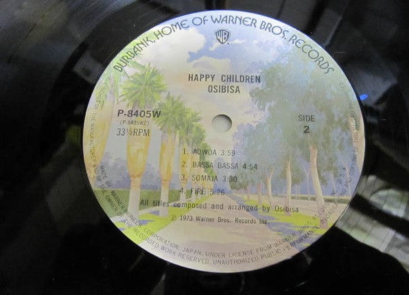 Osibisa - Happy Children (Vinyl, LP, Album) Very Good (VG) / Good Plus (G+)