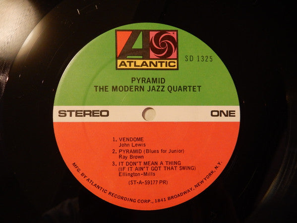 The Modern Jazz Quartet - Pyramid (Vinyl, LP, Album) Very Good Plus (VG+) / Very Good Plus (VG+)